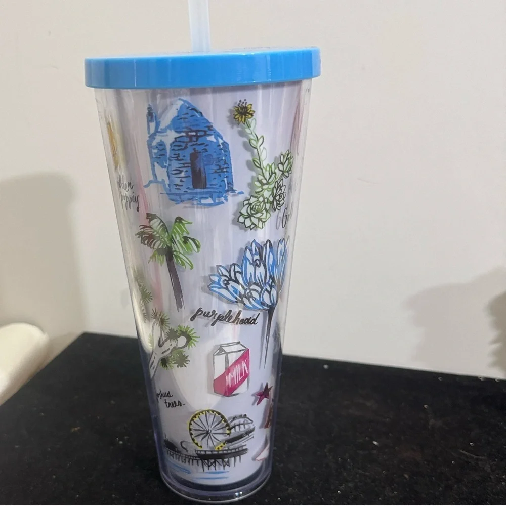 2017 Starbucks, collectors cold cup venti California Themed Tumbler